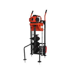 Ginwala Trolley Earth Auger 63CC, 2.7 HP, Made in India